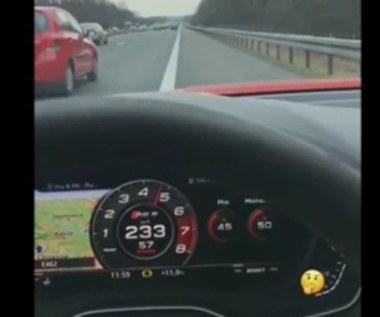 Wrzucił do sieci filmik jak jedzie 268 km/h! Policja go znalazła