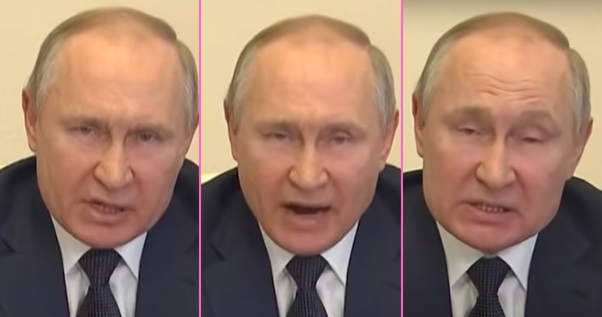 Wściekły Putin przemawia w państwowej telewizji /NBC News/Youtube /materiał zewnętrzny