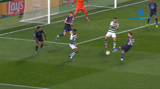 Wspaniały gol Bernardo Silvy w meczu Sporting Lizbona - Manchester City. WIDEO (Polsat Sport)