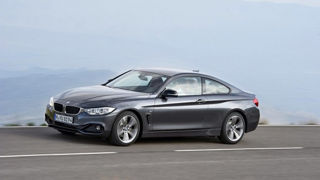 Współczynnik oporu powietrza karoserii BMW serii 4 Coupe wynosi 0,28 (poprzednik: 0,28-0,30). /BMW