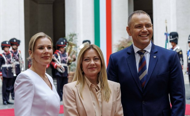 Współpraca, bezpieczeństwo, "międzynarodowe kryzysy". Nawrocki rozmawiał z Meloni 
