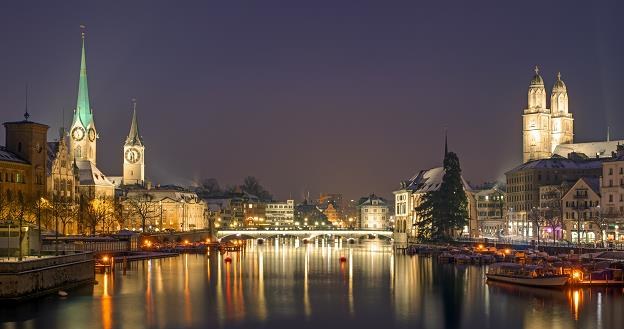 Wśród krajów europejskich w czołówce jest Szwajcaria. Nz. Zurych /&copy;123RF/PICSEL