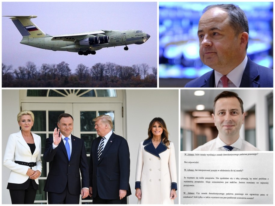 Wśród najważniejszych wydarzeń dnia była wizyta Andrzeja Dudy w Waszyngtonie /Strona prezydenta Rosji/Radek Pietruszka/ OLIVIER HOSLET/ Michał Dukaczeski /PAP/EPA