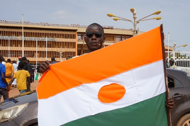 Wśród obywateli Nigru nie brakuje zwolenników junty /ISSIFOU DJIBO /PAP/EPA