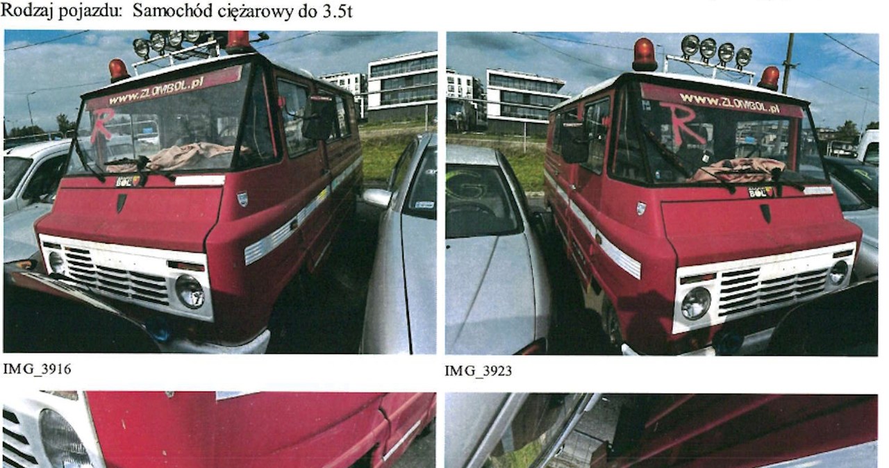 Wśród porzuconych na ulicach Krakowa aut znalazł się Żuk towos z 1987 roku /