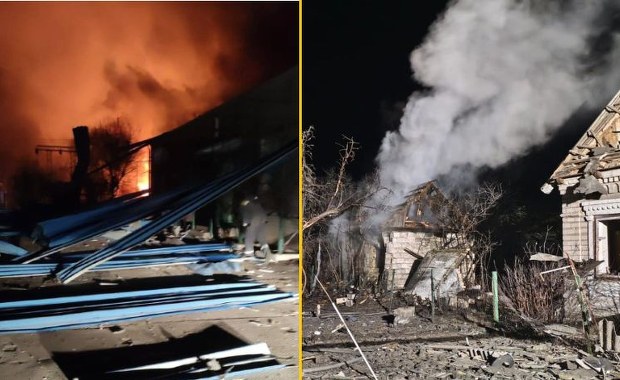 Wśród rannych są dzieci. Kolejny atak Rosji na cywilów i elektrownię