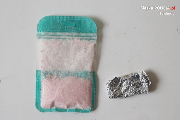 Wśród zabezpieczonych substancji znajdowała się amfetamina /Śląska policja /Policja