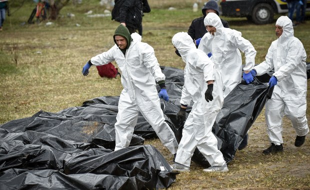 Wśród zabitych mieszkańców Buczy nikt nie był wojskowym