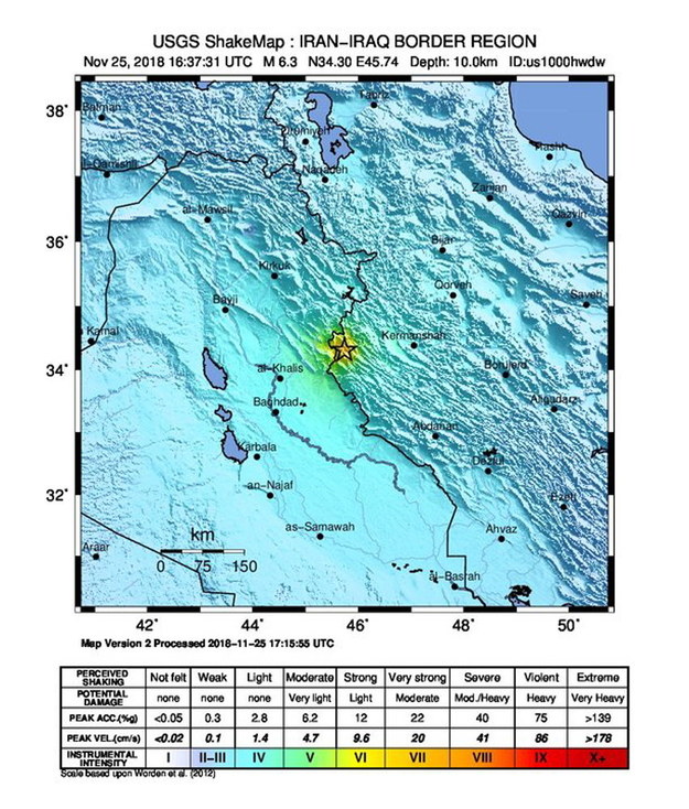 Wstrząsy o magnitudzie 6,3 były odczuwalne w co najmniej siedmiu z 31 irańskich prowincji, a najsilniej w prowincji Kermanszah, gdzie w zeszłym roku na skutek najpotężniejszego od ponad 10 lat trzęsienia ziemi życie straciło więcej niż 600 osób, a tysiące zostały ranne.