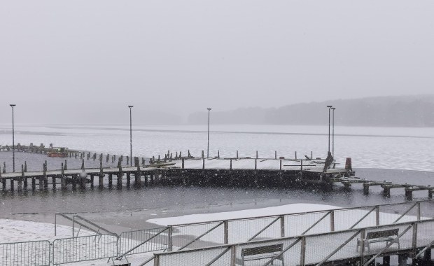 Wstrzymano rozbiórkę mola w Olsztynie. Interweniowała inspekcja pracy