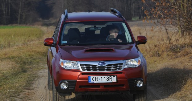 Wszystkie diesle mają charakterystyczny wlot na masce. Nie znajdziemy go w benzynowej odmianie dwulitrowej. Auto na zdjęciach to Forester w wersji po liftingu. /Motor