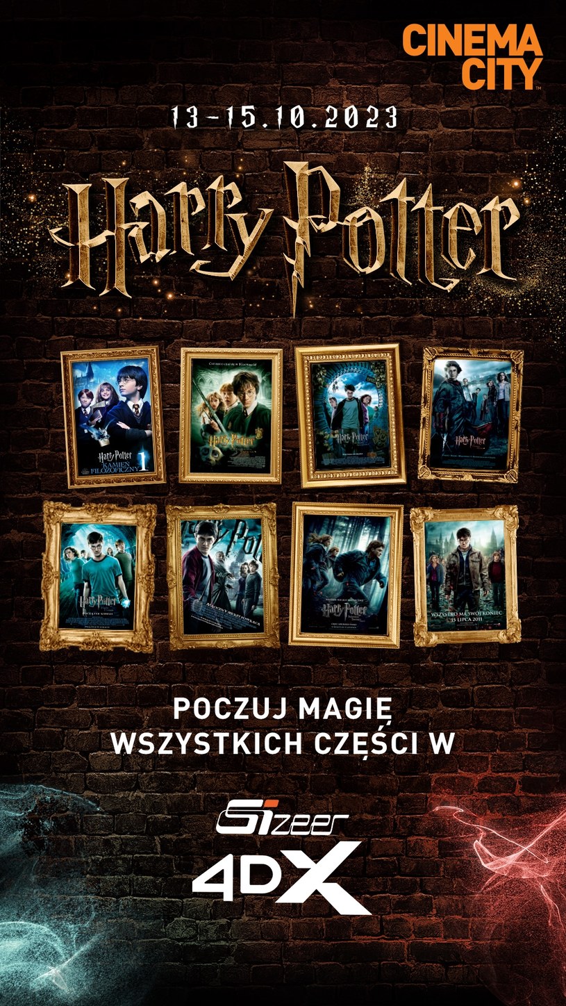 Wszystkie filmy o Harrym Potterze trafią ponownie na kinowy ekran /materiały prasowe
