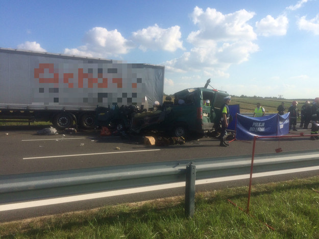 Wszystkie ofiary śmiertelne to pasażerowie busa /Krzysztof Kot /RMF FM