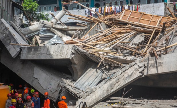 Wszystko runęło na uczniów. Katastrofa szkoły z internatem