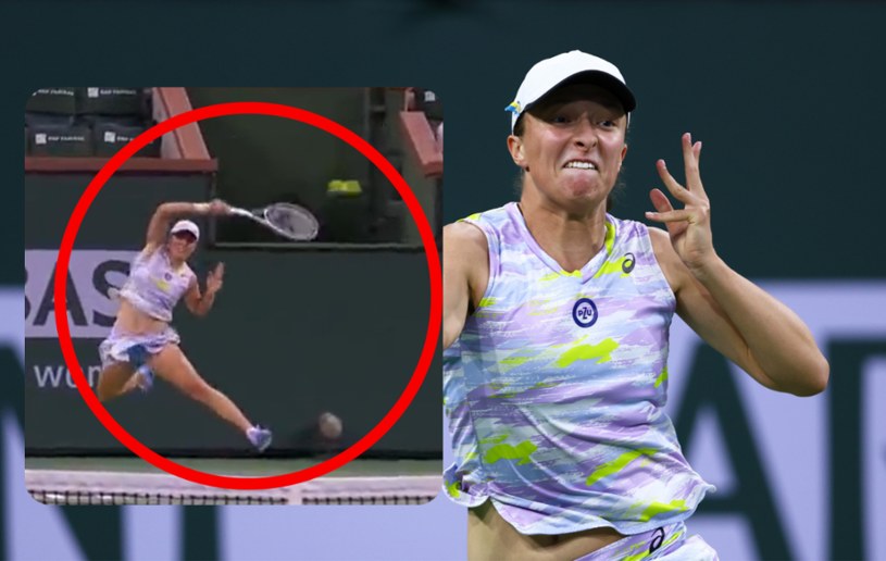 WTA Indian Wells. Iga ÅšwiÄ…tek zachwyca zagraniami i formÄ…