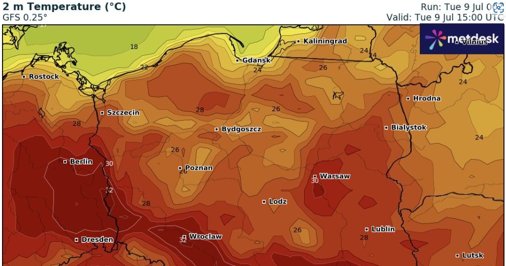 Tuesday will be hot. IMWM Level 2 heat warning is in effect for most provinces/wxcharts/