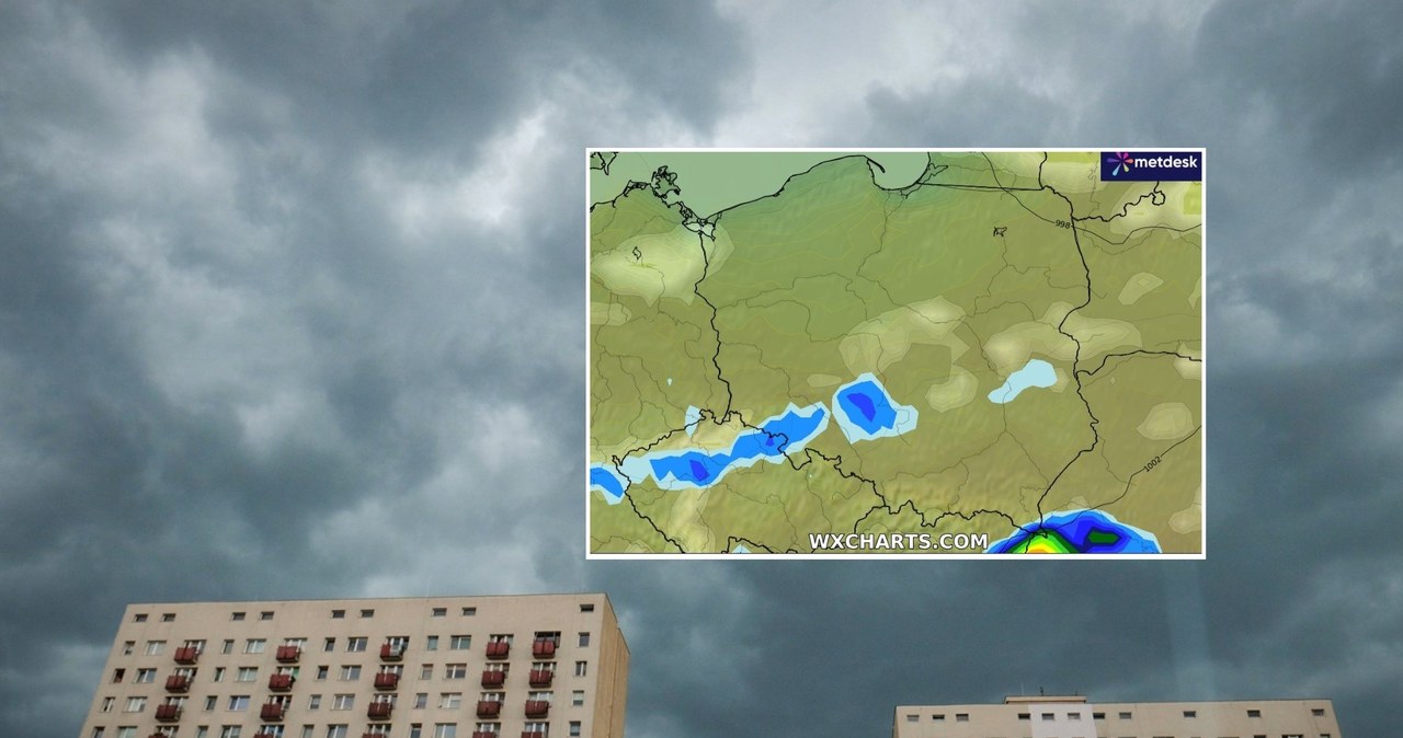 Wtorek będzie pochmurny i miejscami deszczowy. Rano trzeba też uważać na gęste mgły - informuje IMGW /Piotr Skórnicki/Agencja Wyborcza.pl/WXCHARTS /
