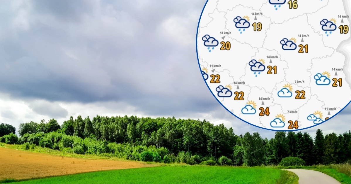 Wtorek będzie w wielu miejscach pochmurny i deszczowy, jednak burze mogą się pojawić jedynie na zachodzie. Na południowym wschodzie będzie sucho i spokojnie /offthebeatenpath/123rf/IMGW /