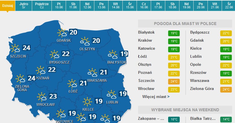 Wtorek /INTERIA.PL