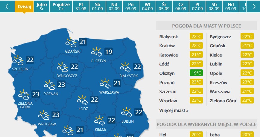 Wtorek /INTERIA.PL