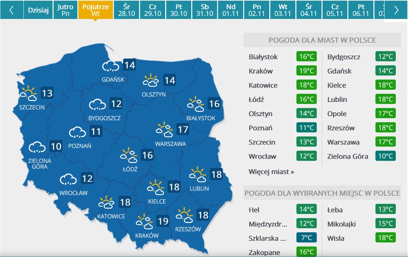 Prognoza Pogody Na Poczatek Tygodnia Co Nas Czeka Pogoda W Interia Pl