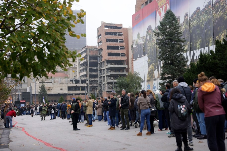 Wtorkowy protest w Belgradzie /	ANDREJ CUKIC /East News