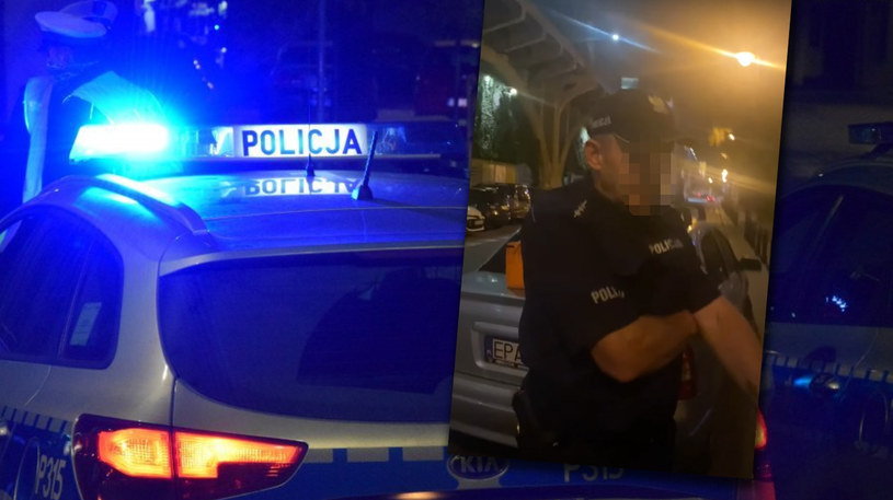 Wulgarne słowa policjanta padają na wideo nagranym przez Ukraińca w Warszawie /The Warsaw / policja.gov.pl /YouTube