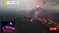 Wulkan Cumbre Vieja wciąż aktywny. Nic nie wskazuje, że szybko nastąpi koniec wyrzucania lawy