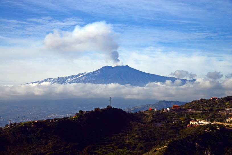 Wulkan Etna /GIOVANNI ISOLINO /AFP