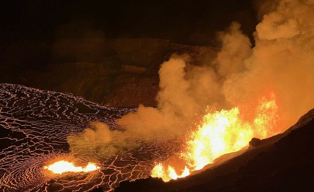 Wulkan Kilauea znów się obudził. Bogini Pele rozpuściła włosy