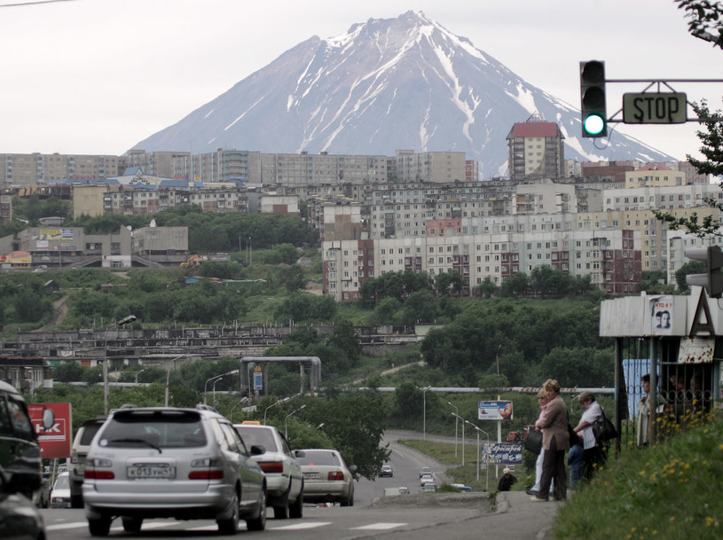 Wulkan Kluczewska Sopka. Nie żyje sześciu wspinaczy /TATYANA MAKEYEVA /AFP