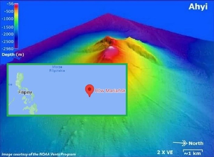 Wulkan miał przebudzić się w połowie października /NOAA/Google Maps /materiał zewnętrzny