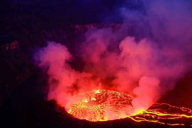 Wulkan Nyiragongo może wybuchnąć w każdej chwili /123RF/PICSEL