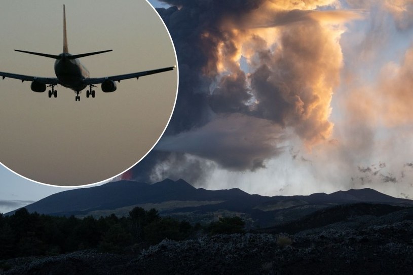 Wulkan wywołał chaos na włoskim lotnisku. Samolot do Polski z problemami