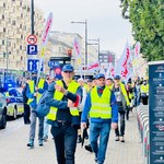 Wuwuzele i syreny. Górnicy z Bogdanki protestowali w stolicy