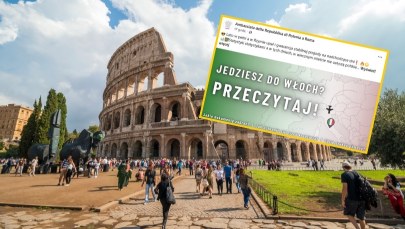 Wybierasz się do Rzymu? Ambasada ma dla ciebie ważne rady