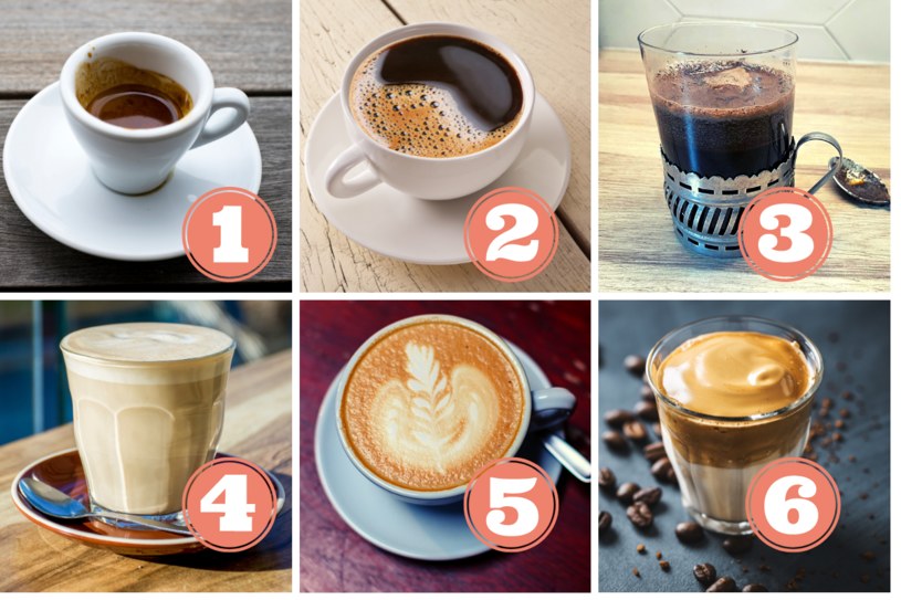 Wybierz jedną z sześciu kaw. To jaką lubisz, zdradza prawdę o tobie /123RF/PICSEL