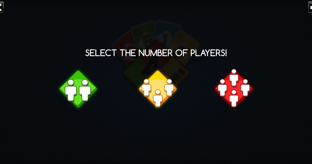 Wybór ilości zawodników gry online za darmo Four Colors Multiplayer /Click.pl