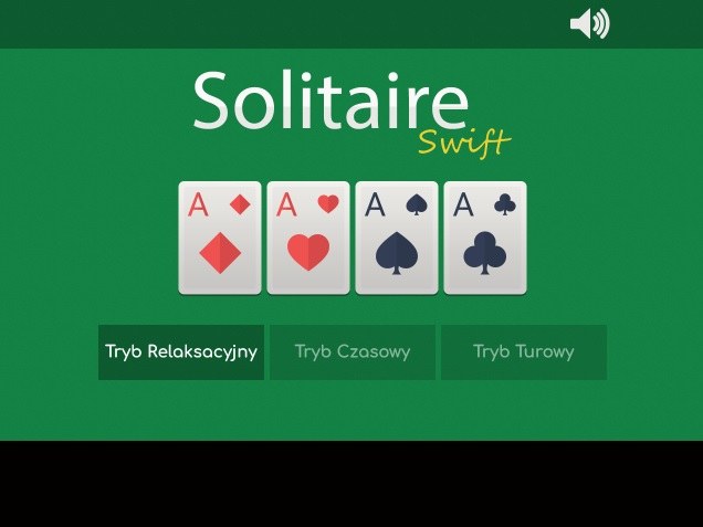 Wybór trybu gry pasjans Solitaire Swift /Click.pl