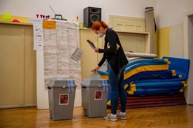 Wybory do  Izby Poselskiej w Czechach /Martin Divisek /PAP/EPA