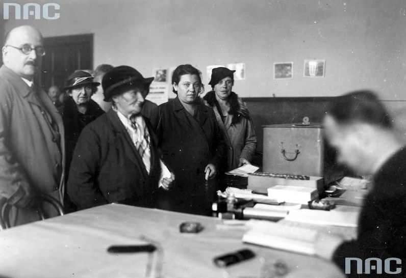 Wybory do Sejmu w 1935 roku w Krakowie /Z archiwum Narodowego Archiwum Cyfrowego