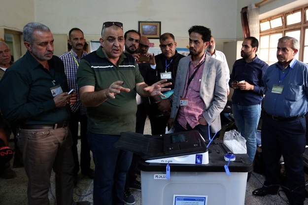 wybory parlamentarne w Iraku /ALI ABBAS /PAP/EPA