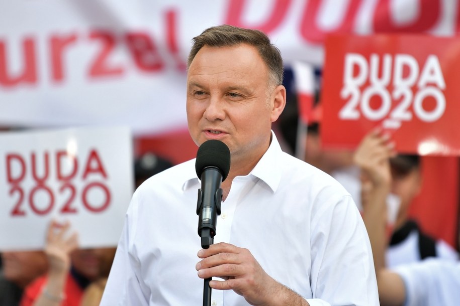 Wybory prezydenckie 2020 - II tura. Ubiegający się o reelekcję prezydent RP Andrzej Duda / 	Maciej Kulczyński    /PAP