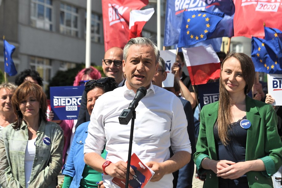 Wybory prezydenckie 2020. Kandydat Lewicy w wyborach prezydenckich /PAP/EPA