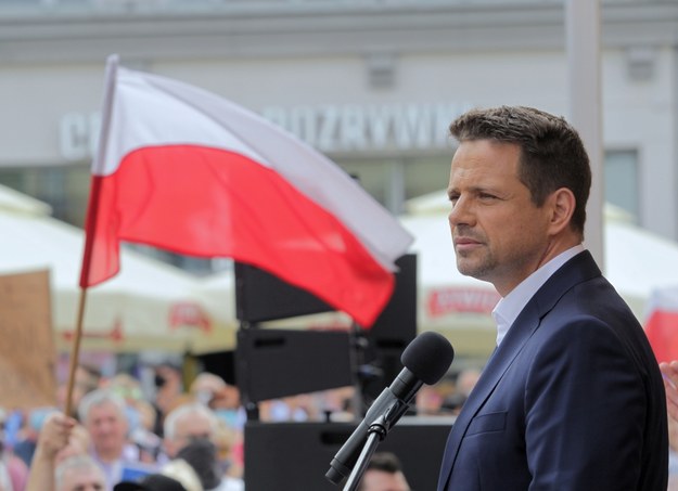 Wybory prezydenckie 2020. Prezydent Warszawy Rafał Trzaskowski /Tomasz Waszczuk /PAP