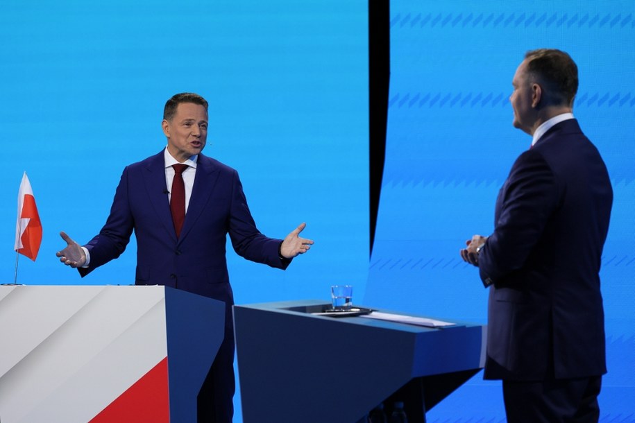 Wybory prezydenckie 2025: Debata Trzaskowski-Nawrocki przed drugą turą już za nami /Paweł Supernak /PAP