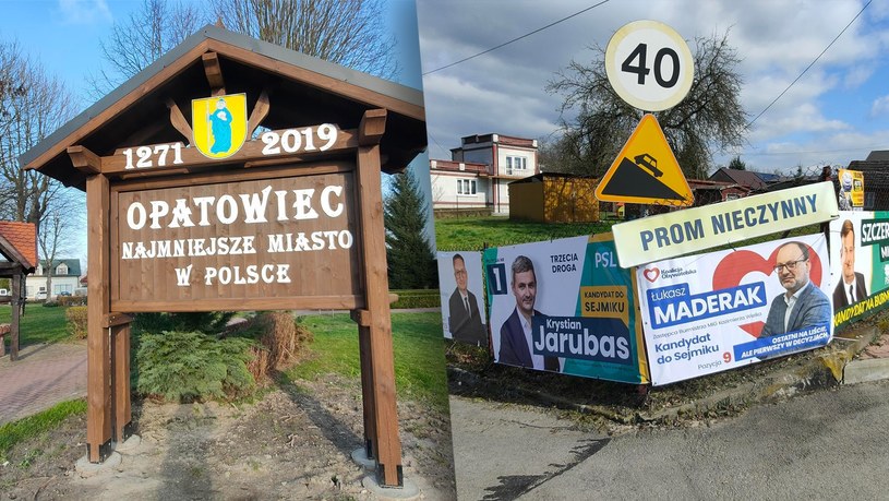 Wybory w cieniu klątwy zakonników. Byłem w najmniejszym mieście Polski