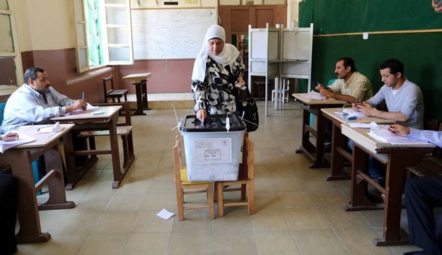 Wybory w Egipcie /KHALED ELFIQI   /PAP/EPA