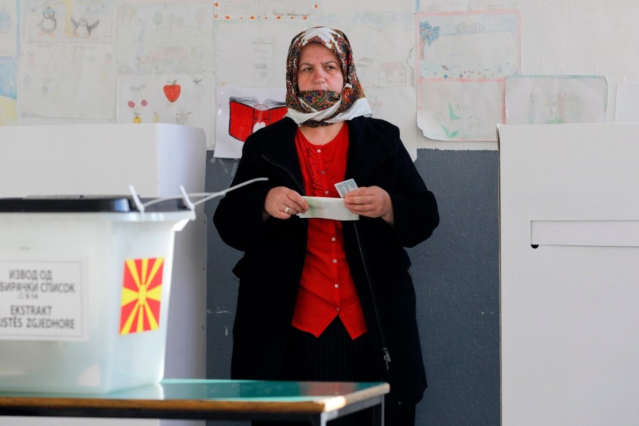 Wybory w Macedonii /VALDRIN XHEMAJ    /PAP/EPA