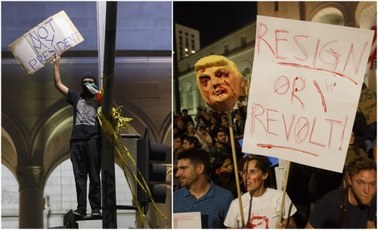 Wybory w USA. Giuliani: Protestujący przeciwko Trumpowi to "garstka mazgajów"